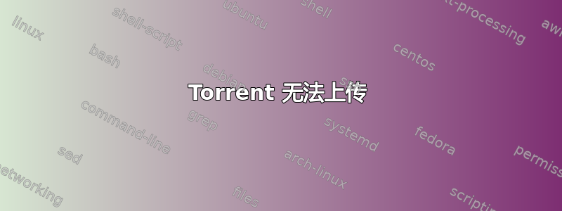 Torrent 无法上传