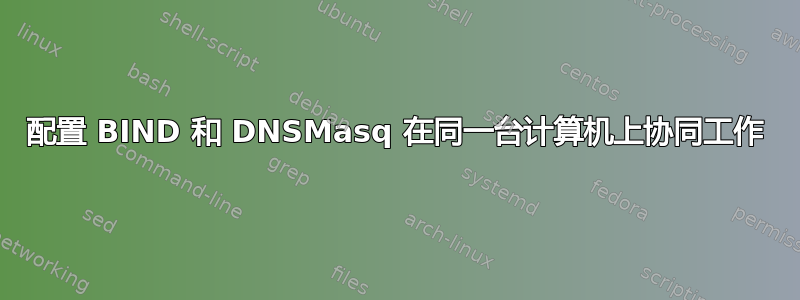 配置 BIND 和 DNSMasq 在同一台计算机上协同工作