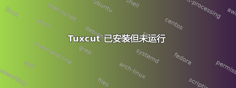 Tuxcut 已安装但未运行