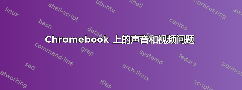 Chromebook 上的声音和视频问题