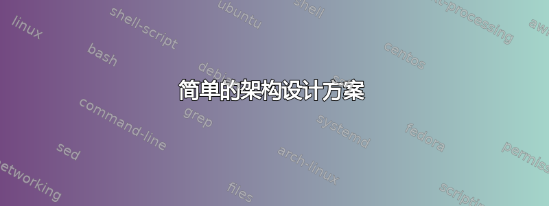 简单的架构设计方案