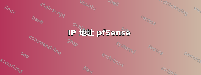 IP 地址 pfSense