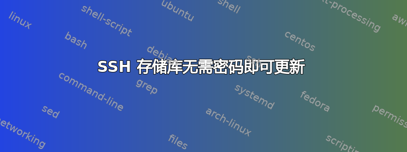 SSH 存储库无需密码即可更新