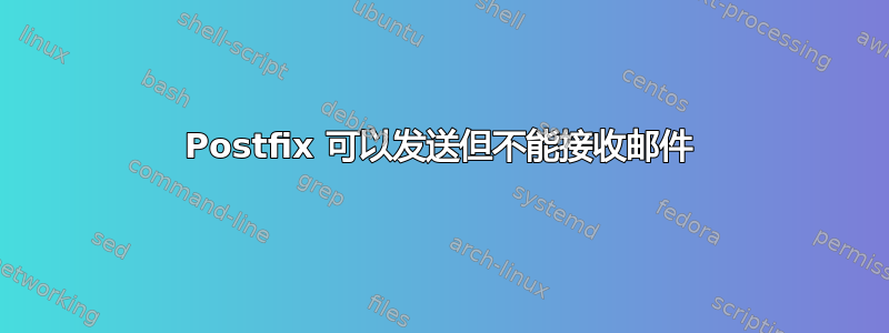 Postfix 可以发送但不能接收邮件