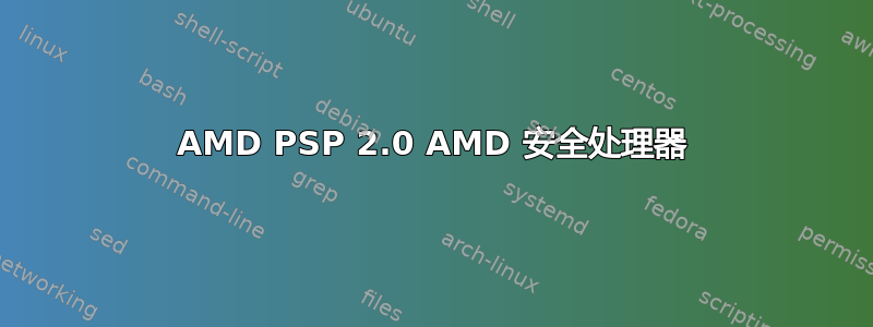 AMD PSP 2.0 AMD 安全处理器