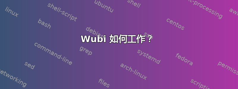 Wubi 如何工作？