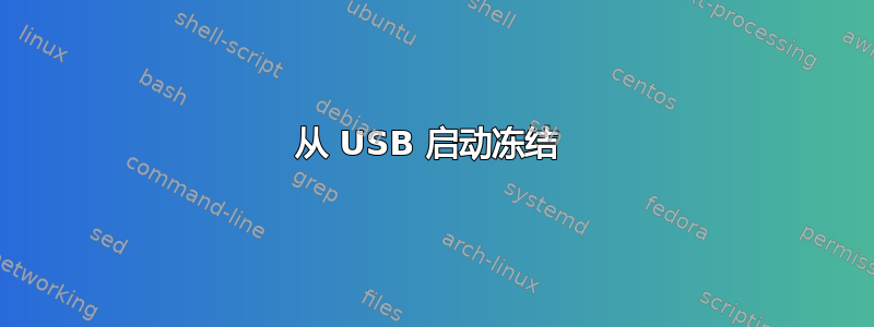 从 USB 启动冻结 