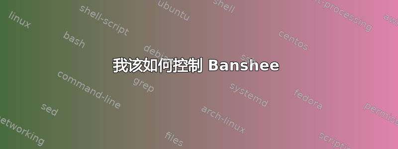 我该如何控制 Banshee