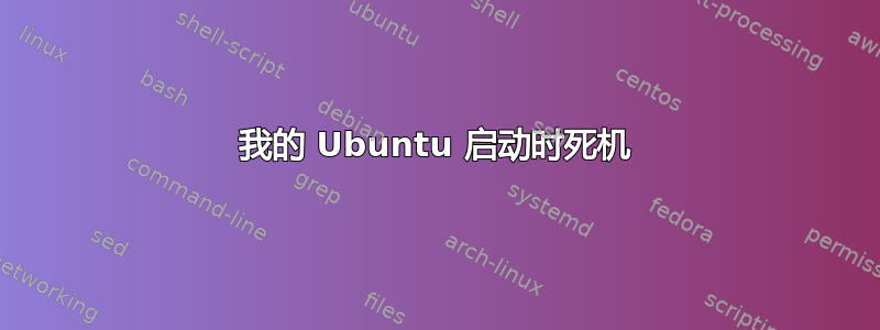 我的 Ubuntu 启动时死机