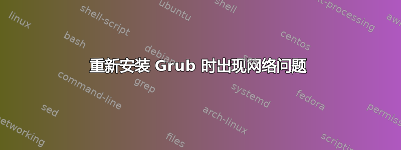 重新安装 Grub 时出现网络问题