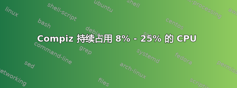 Compiz 持续占用 8% - 25% 的 CPU