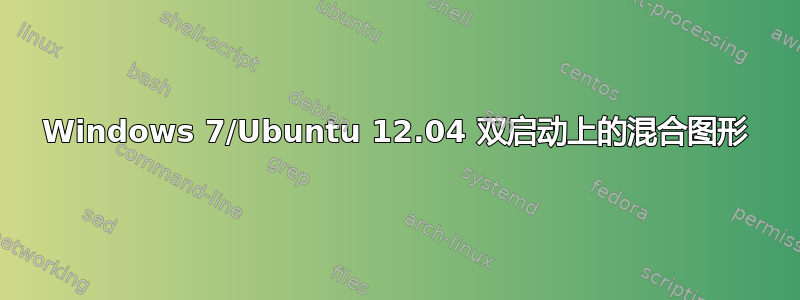 Windows 7/Ubuntu 12.04 双启动上的混合图形