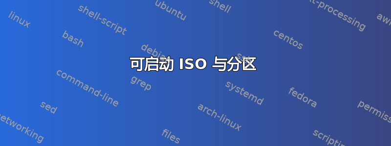 可启动 ISO 与分区