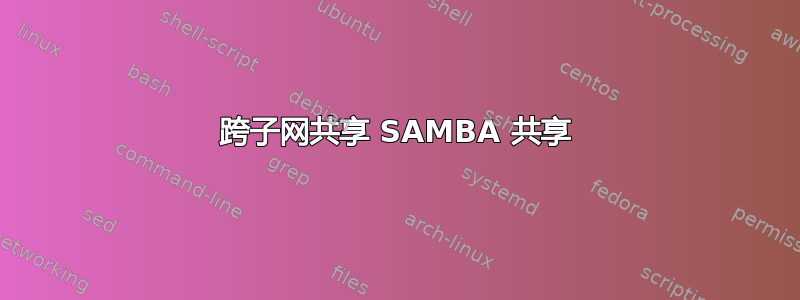 跨子网共享 SAMBA 共享