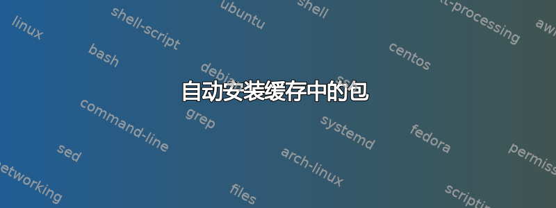 自动安装缓存中的包