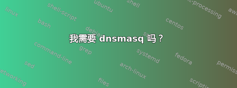 我需要 dnsmasq 吗？