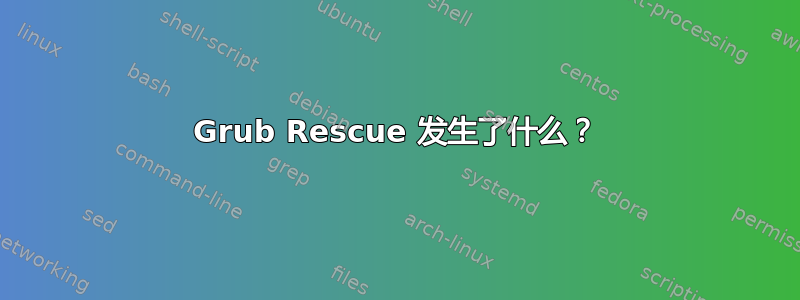 Grub Rescue 发生了什么？