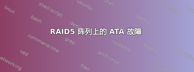 RAID5 阵列上的 ATA 故障