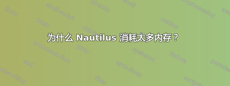 为什么 Nautilus 消耗太多内存？