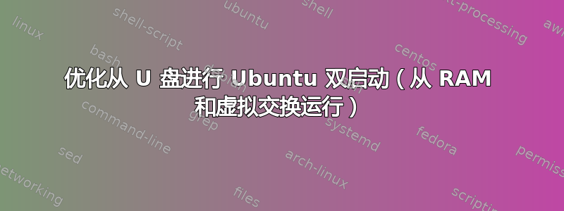 优化从 U 盘进行 Ubuntu 双启动（从 RAM 和虚拟交换运行）