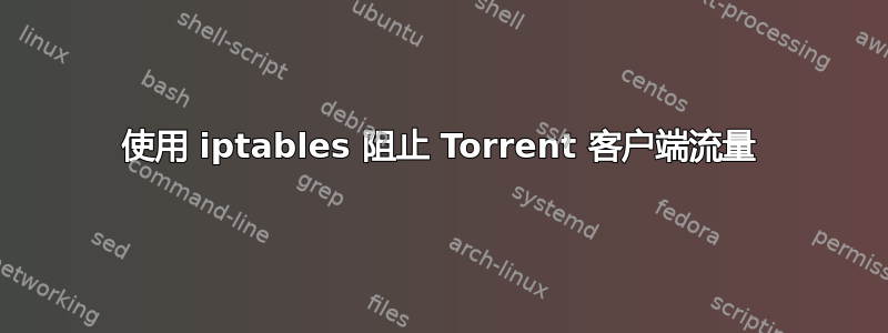 使用 iptables 阻止 Torrent 客户端流量