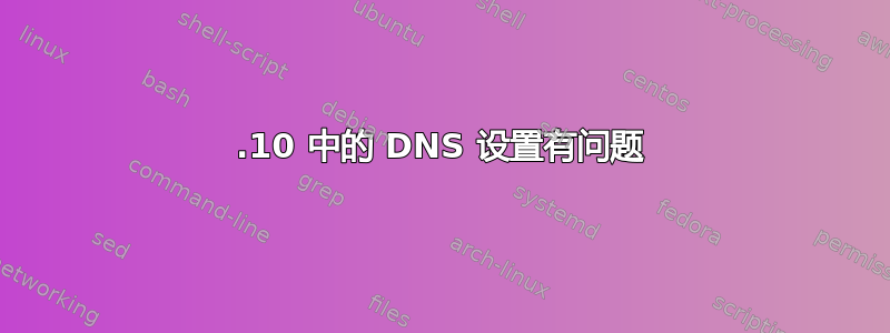 13.10 中的 DNS 设置有问题