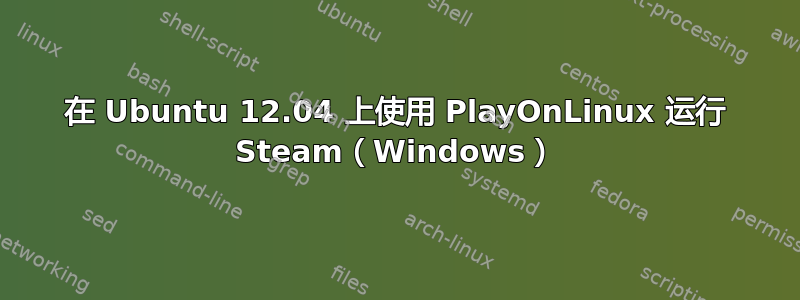 在 Ubuntu 12.04 上使用 PlayOnLinux 运行 Steam（Windows）