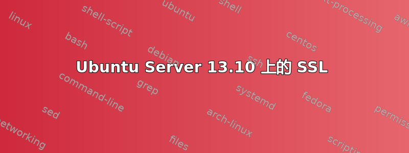 Ubuntu Server 13.10 上的 SSL