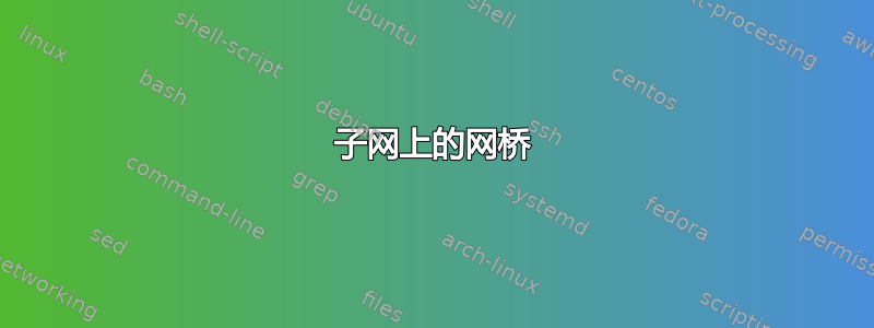 子网上的网桥