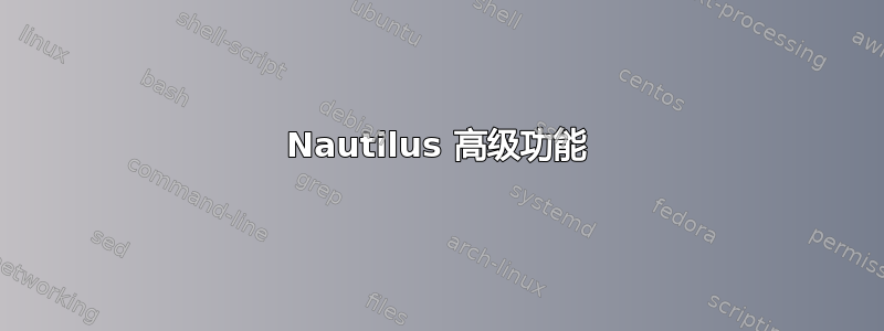 Nautilus 高级功能