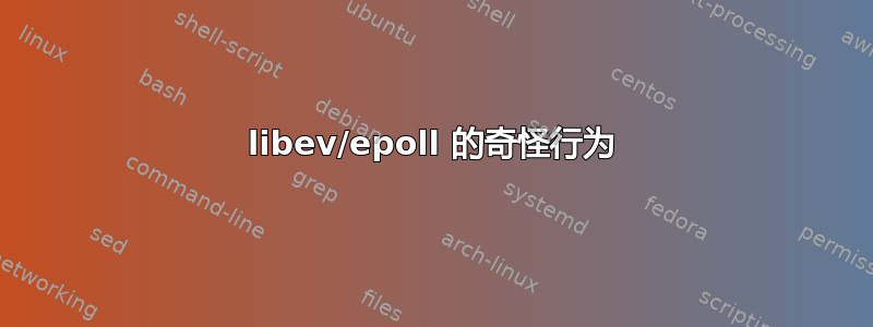 libev/epoll 的奇怪行为