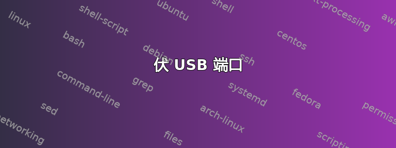 10 伏 USB 端口