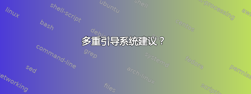 多重引导系统建议？