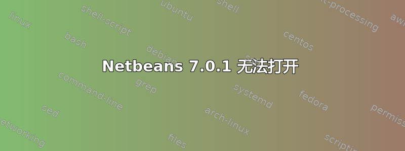 Netbeans 7.0.1 无法打开