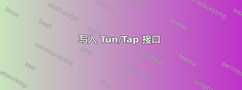 写入 Tun/Tap 接口