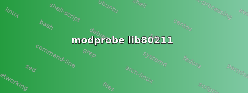 modprobe lib80211