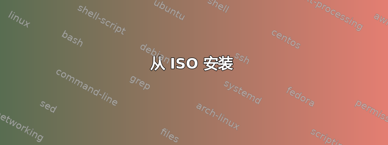 从 ISO 安装