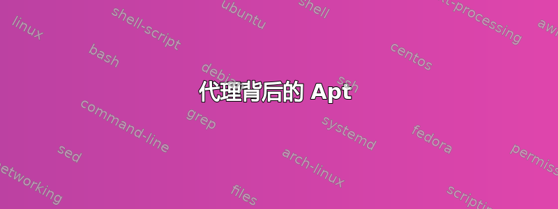 代理背后的 Apt