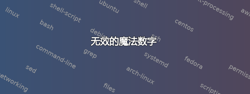 无效的魔法数字