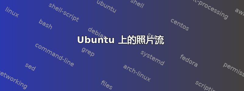 Ubuntu 上的照片流