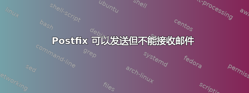 Postfix 可以发送但不能接收邮件