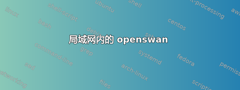 局域网内的 openswan