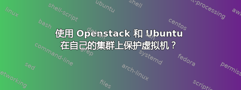 使用 Openstack 和 Ubuntu 在自己的集群上保护虚拟机？