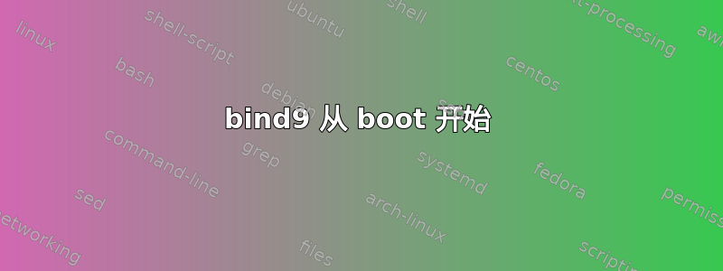 bind9 从 boot 开始