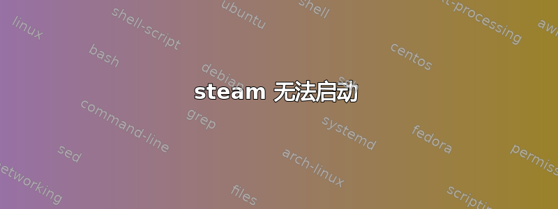 steam 无法启动