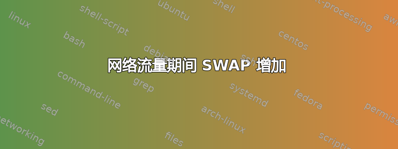 网络流量期间 SWAP 增加