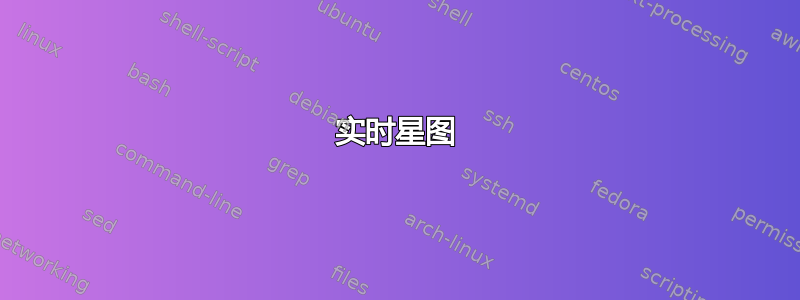 实时星图