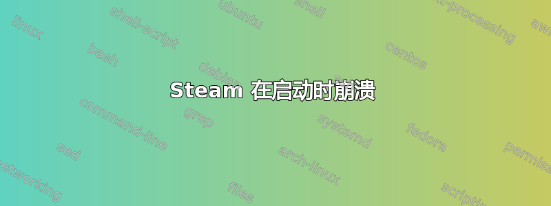 Steam 在启动时崩溃