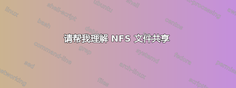 请帮我理解 NFS 文件共享