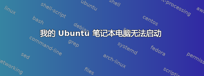 我的 Ubuntu 笔记本电脑无法启动